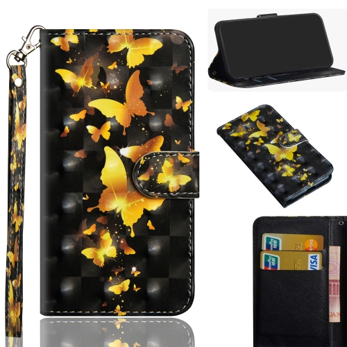 FORCELL ART Peňaženkový obal Motorola Moto E6 Plus GOLDEN BUTTERFLY
