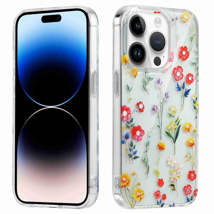 Levně BLOOM Ochranný kryt pro Apple iPhone 14 Pro MEADOW