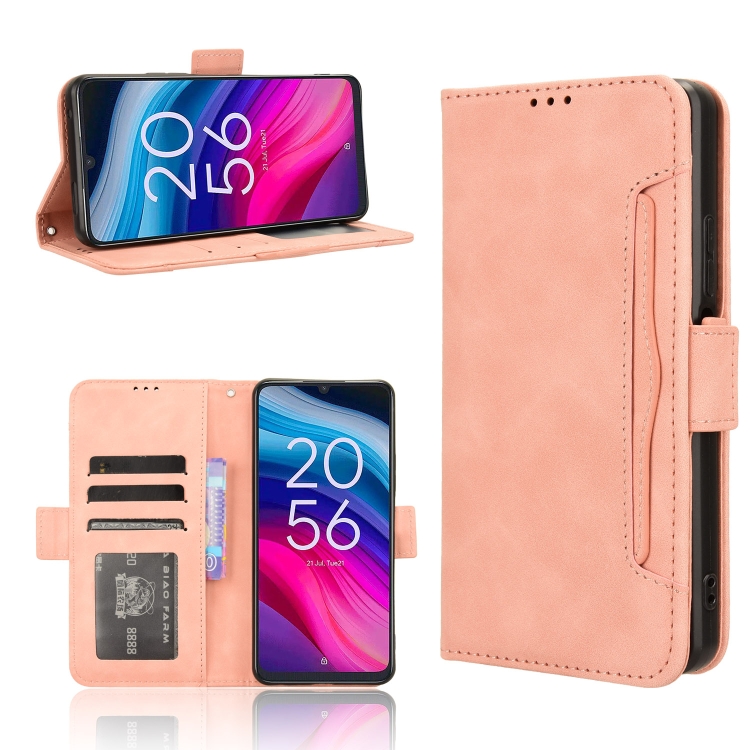 Levně Kapsa Peněženkový obal pro TCL 50 5G růžový