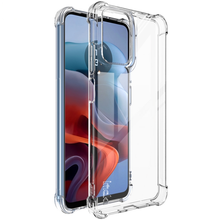 IMAK Ochranný silikonový obal pro Motorola Moto G04 / G24 / G24 Power průhledný