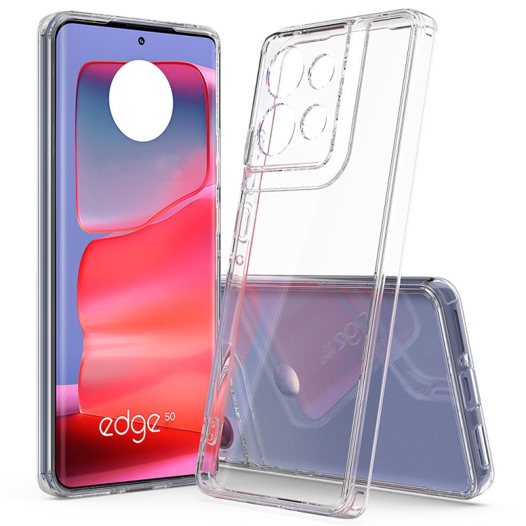 SHOCK Extra odolný kryt Motorola Edge 50 průhledný