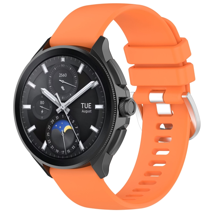 Levně SILICONE Vyměnitelný řemínek pro Xiaomi Watch 2 oranžový