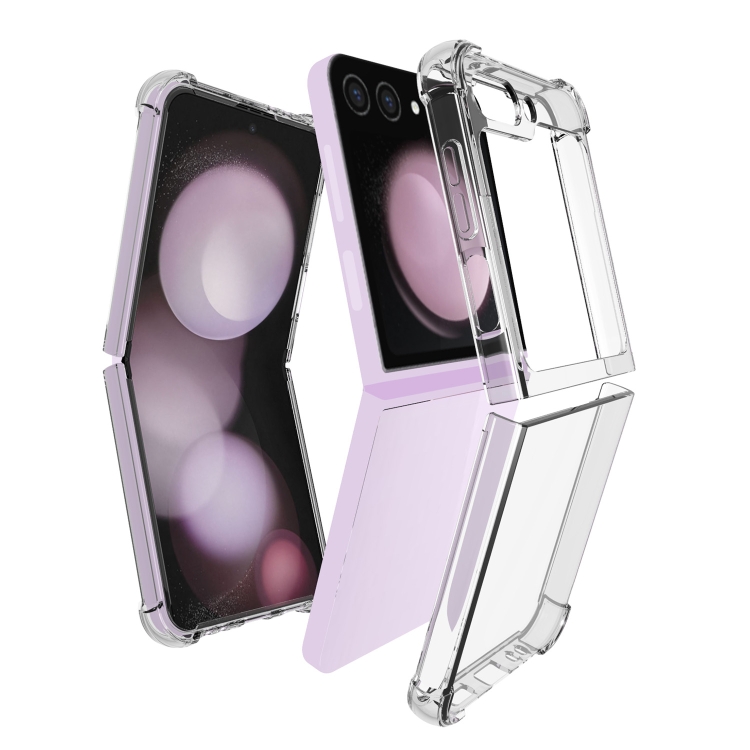 Levně AIRBAG Extra odolný kryt Samsung Galaxy Z Flip7 FE 5G / Flip6 5G průhledný