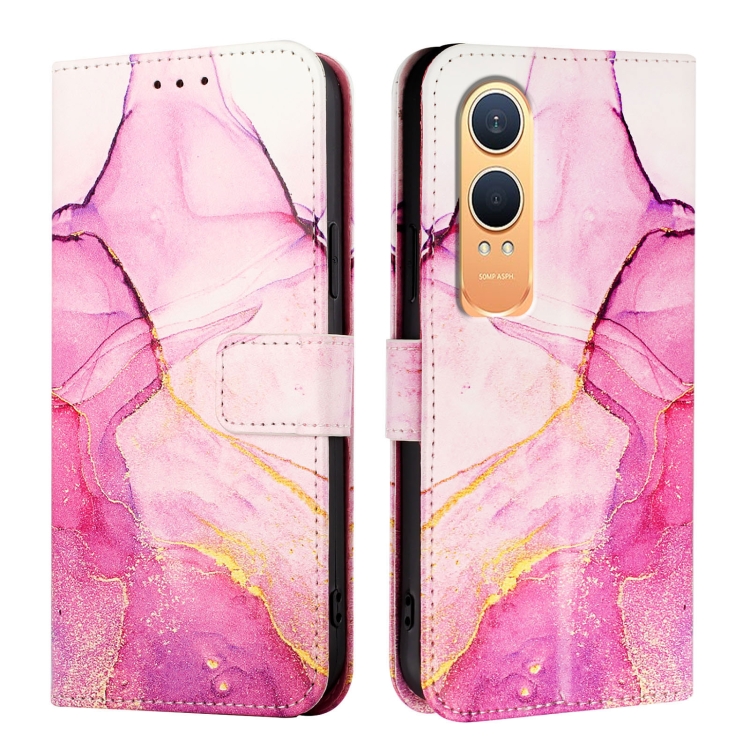 ART MARBLE Peněženkový kryt pro OnePlus Nord CE 4Lite 5G PURPLE