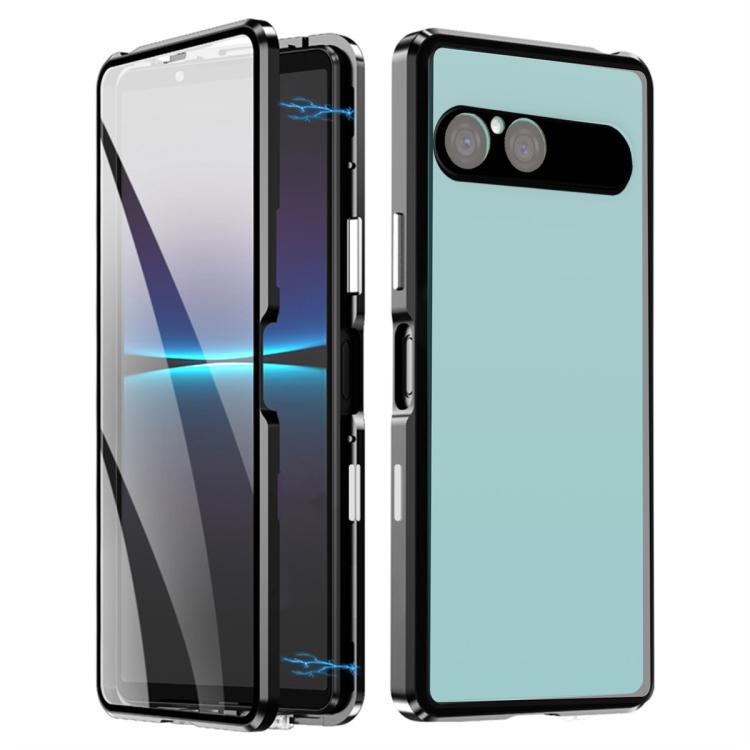 Levně Magnetický kryt 360 pro Sony Xperia 10 VII černý