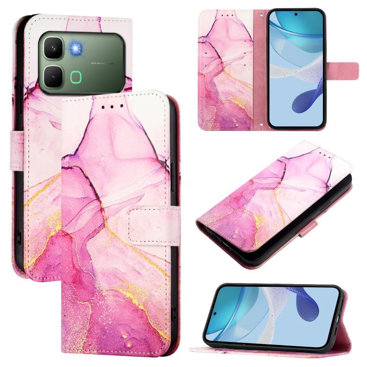 Levně ART MARBLE Peněženkový kryt pro Infinix Note Edge PINK