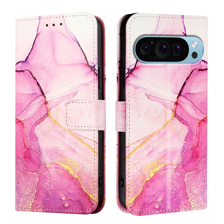 Levně ART MARBLE Peněženkový kryt pro Google Pixel 9 PRO XL PINK PURPLE
