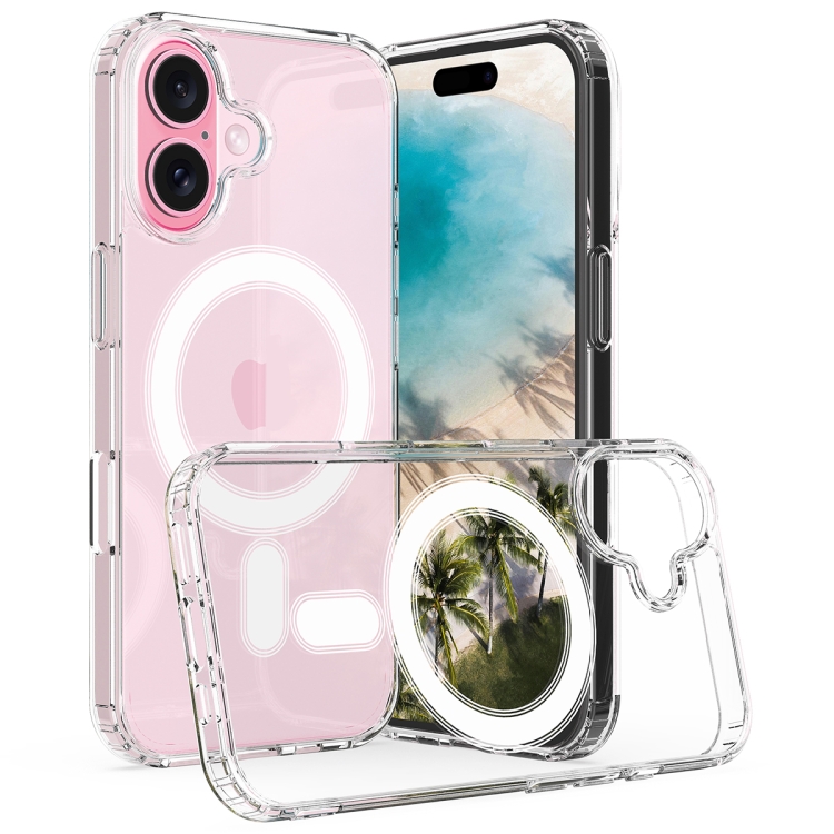 Levně TRANSPARENT MAGSAFE Kryt pro Apple iPhone 16 průhledný