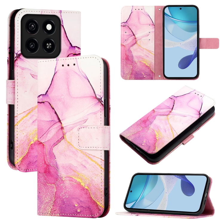 Levně ART MARBLE Peněženkový kryt pro ZTE Blade A35 PINK