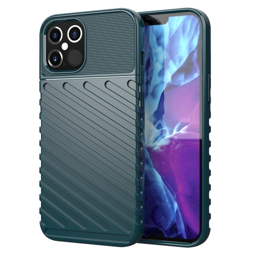 Levně THUNDER Ochranný kryt Apple iPhone 12 Pro Max zelený