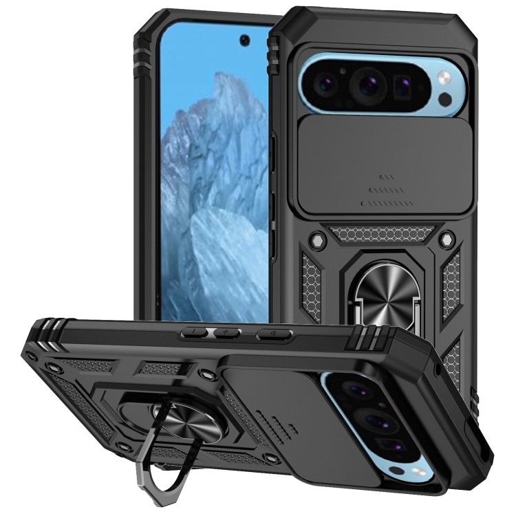 Levně RING CAMERA Kryt s držákem pro Google Pixel 9 černý