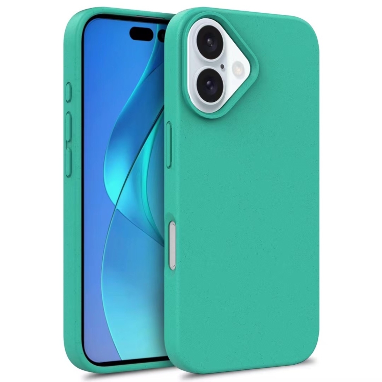Levně ECO RUBBER Ochranný obal Apple iPhone 16 Plus světle zelený