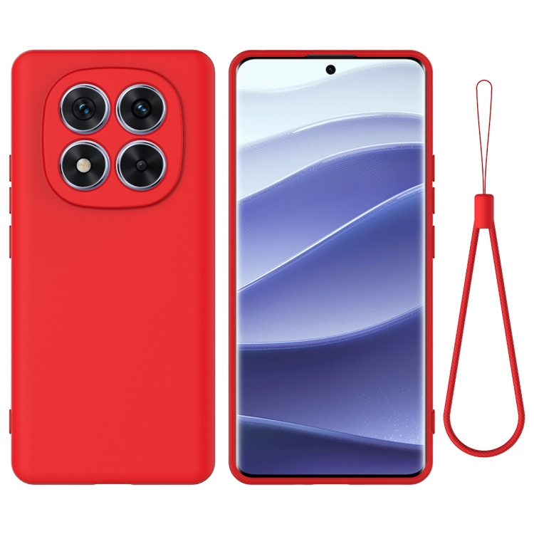 Levně RUBBER Ochranný obal pro Xiaomi Redmi Note 14 Pro 5G / Poco X7 červený