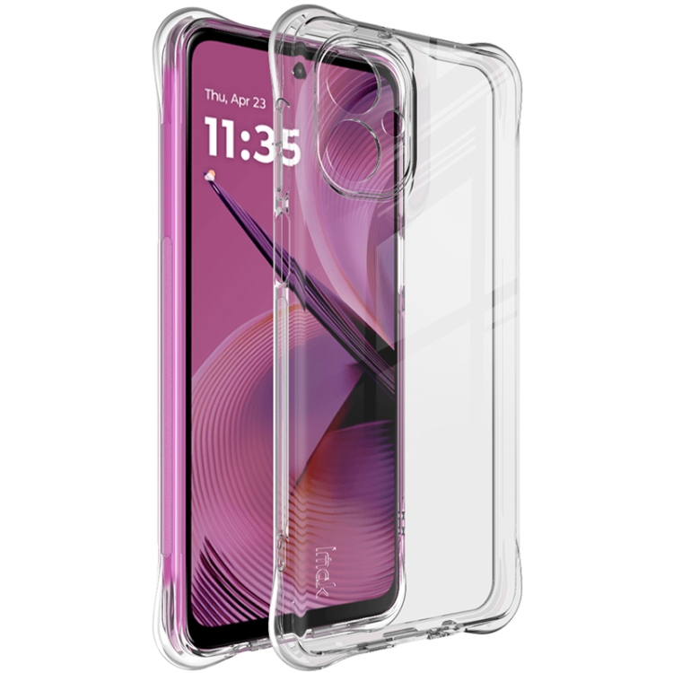 Levně IMAK Ochranný obal pro Motorola Moto G55 5G průhledný