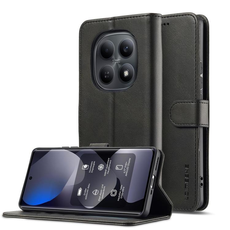 Levně IMEEKE Peněženkový obal pro Xiaomi Redmi Note 15 Pro 5G černý