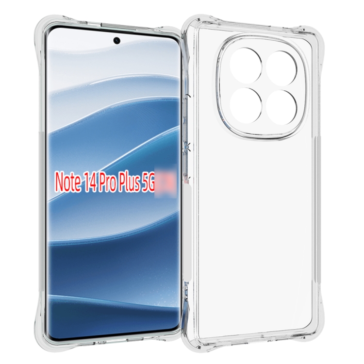 Levně AIRBAG Extra odolný kryt Xiaomi Redmi Note 14 Pro+ 5G průhledný