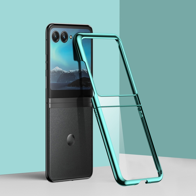 ELECTRO Plastový obal pro Motorola Razr 50 Ultra zelený