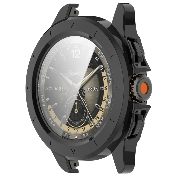PC FULL COVER Plastový kryt se sklem pro Xiaomi Watch S4 Sport černý
