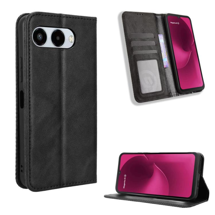 Levně BUSINESS Peněženkové pouzdro pro T Phone 3 černé