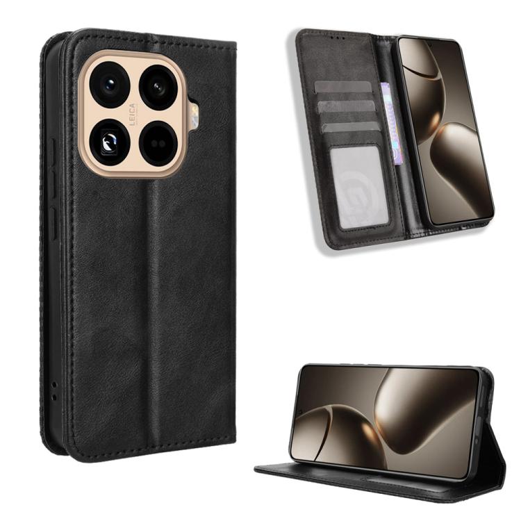 Levně BUSINESS Peněženkový kryt pro Xiaomi 15T Pro černý