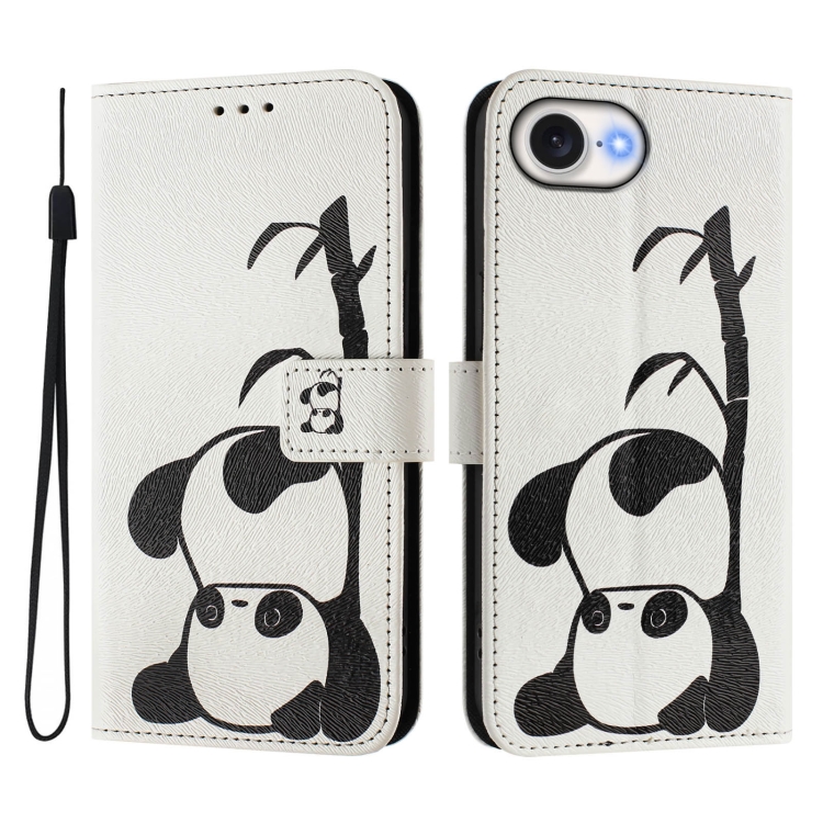 Levně ART Peněženkový kryt pro Apple iPhone 16e PANDA