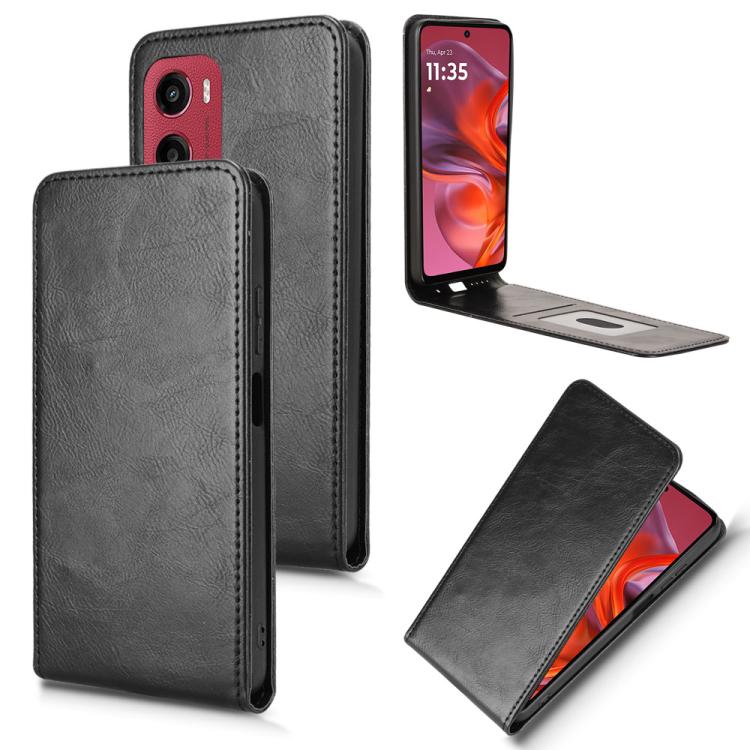 Vyklápěcí pouzdro pro Motorola Moto G05 / Moto E15 černé