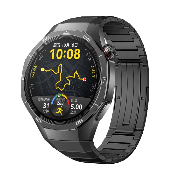 Levně CLASSIC Kovový řemínek pro Huawei Watch GT 5 Pro 46mm BLACK