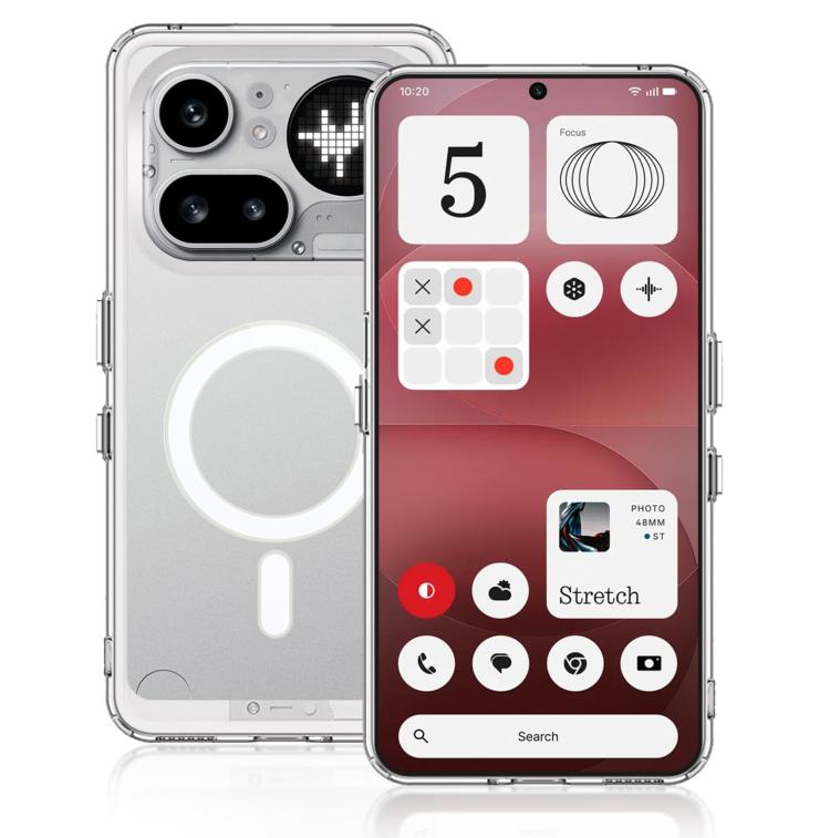 Levně TRANSPARENT MAGSAFE Kryt pro Nothing Phone (4a) Pro průhledný