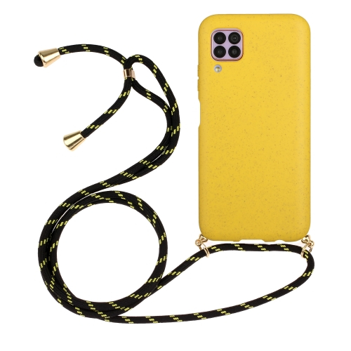 ROPE Kryt se šňůrkou Huawei P40 Lite žlutý