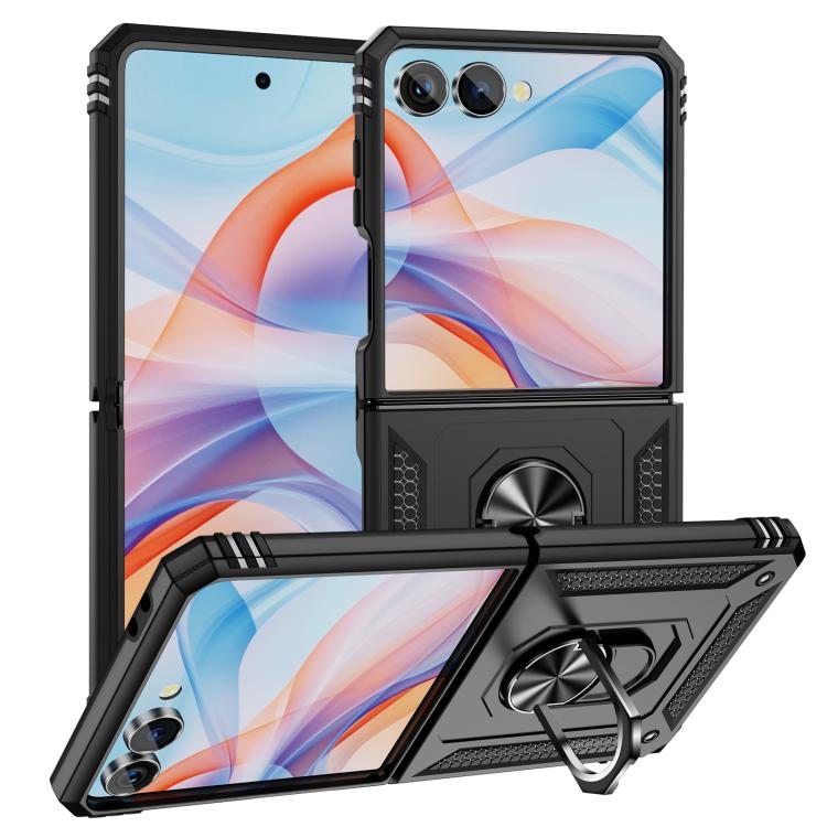 Levně RING Kryt s držákem pro Samsung Galaxy Z Flip7 5G černý