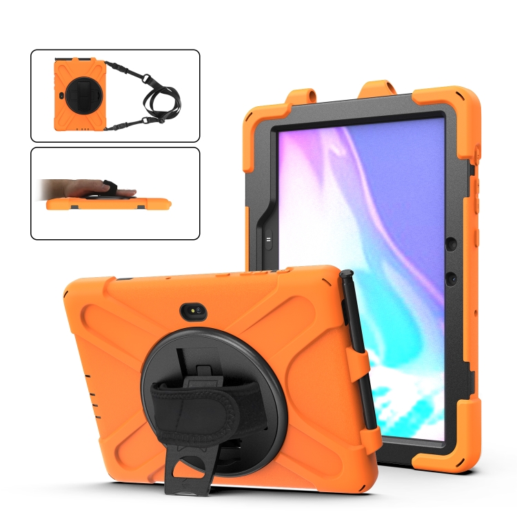 Levně STANDING ULTRA Odolný kryt pre Samsung Galaxy Tab Active Pro (T540 / T545) / Tab Active4 Pro / Tab Active5 Pro oranžový