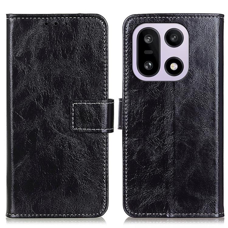 Levně RETRO Peněženkový obal OnePlus 15 černý