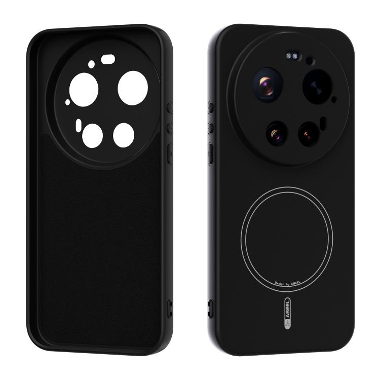 Levně ABEEL SILICONE MAGSAFE Ochranný kryt pro Xiaomi 17 Ultra černý