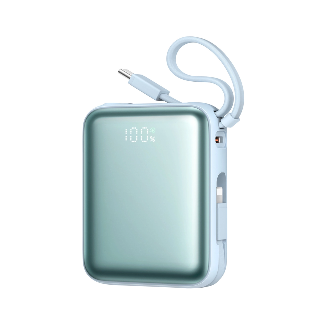 Levně JOYROOM JR-PBF27 22.5W Externí nabíječka se zabudovaným kabelem 10 000 mAh modrá