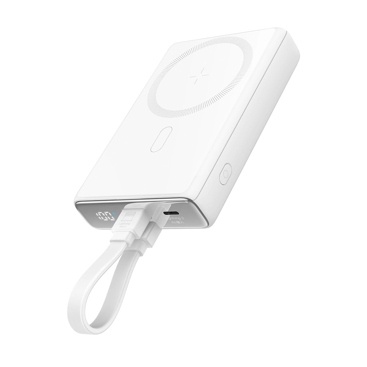 Levně JOYROOM JR-PBM01 Externí nabíječka s MagSafe bílá