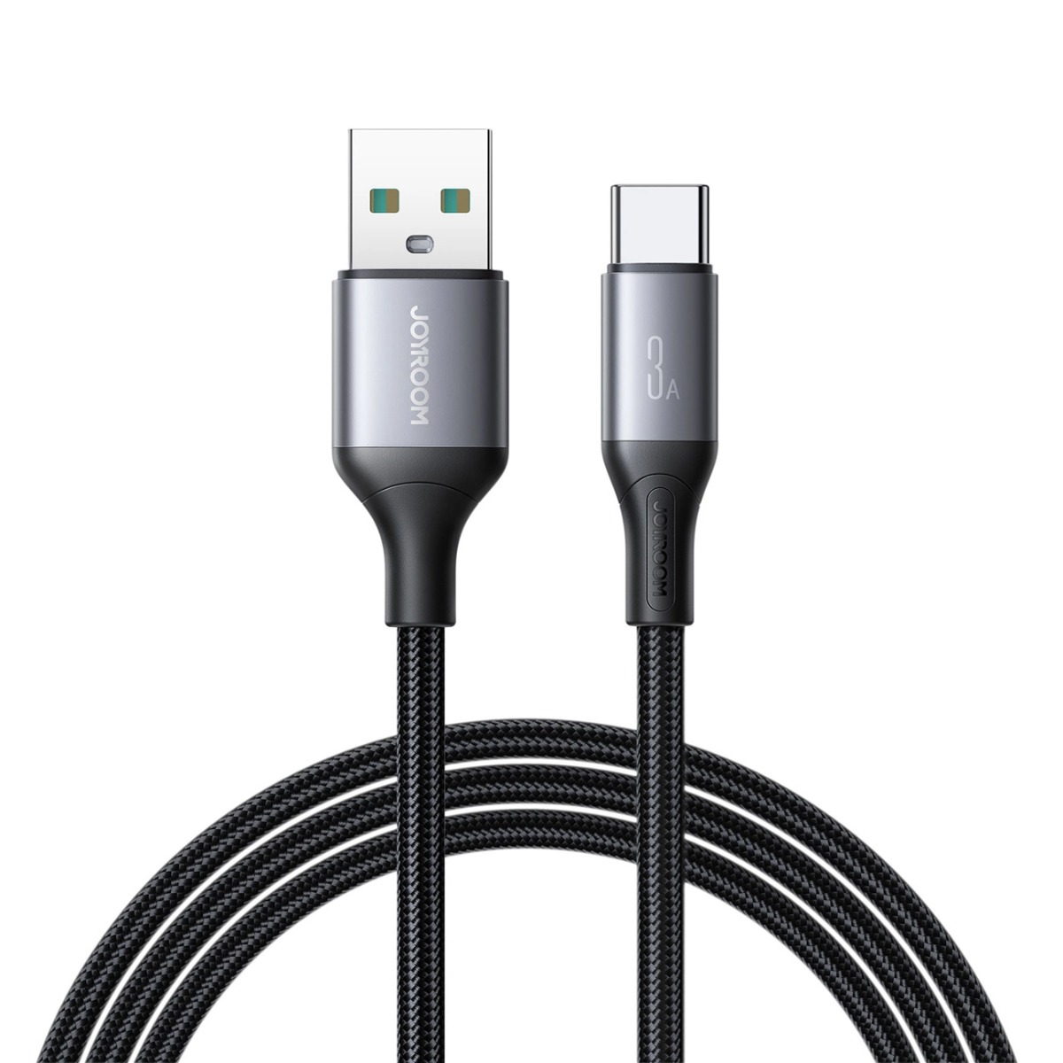 Levně JOYROOM S-A28 FLASH 3A Kabel USB-A / USB-C černý