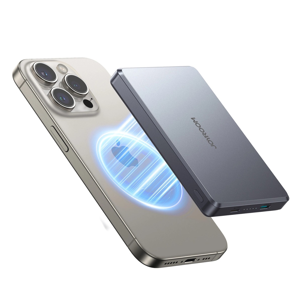 Levně JOYROOM JR-PBM08 Pro Ultratenká externí a bezdrátová nabíječka 10 000 mAh šedá
