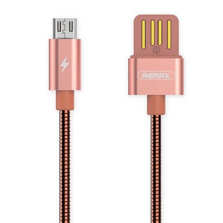 REMAX SERPENT RC-080m Datový kabel Micro USB růžový