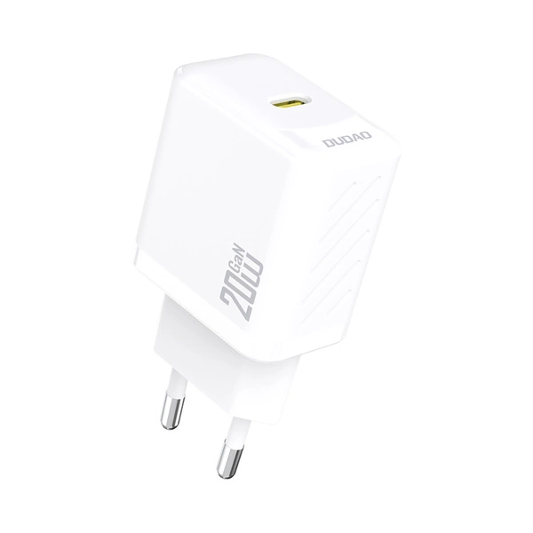 Levně DUDAO A26 PD20W Síťová nabíječka GaN USB-C bílá