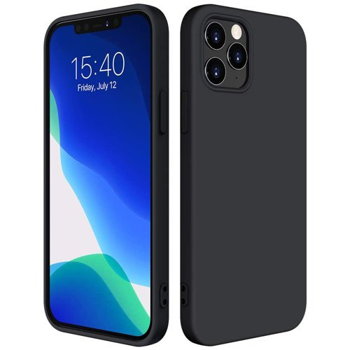 VSECHNONAMOBIL 24144
RUBBER Gumový kryt Apple iPhone 12/12 Pro černý