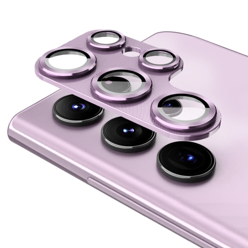 ENKAY ALU Sklo pro fotoaparát Samsung Galaxy S23 Ultra 5G PURPLE