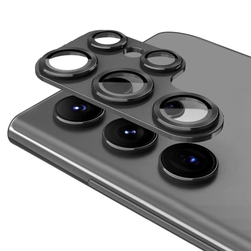 ENKAY ALU Sklo pro fotoaparát Samsung Galaxy S22 Ultra 5G BLACK