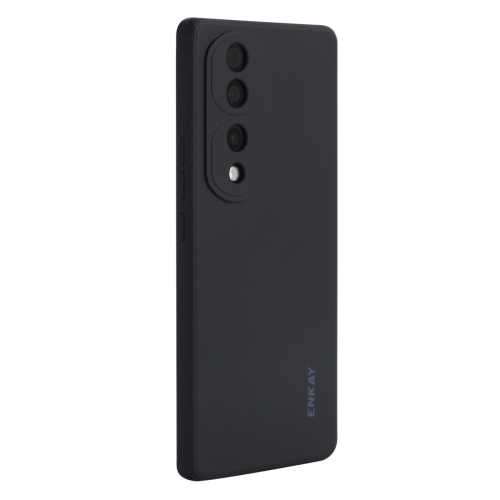 Levně ENKAY RUBBER Ochranný kryt pro Honor 70 černý