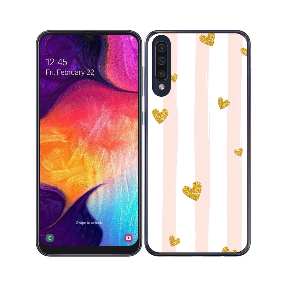Levně MY ART Ochranný kryt Samsung Galaxy A50 HEARTS (006)