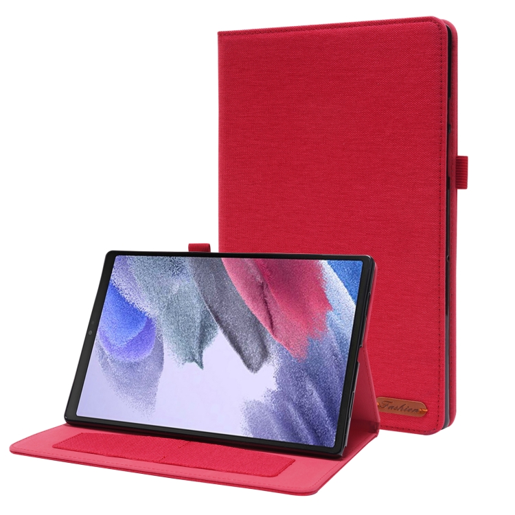 Levně FABRIC Zaklápěcí obal pro Huawei MatePad SE červený