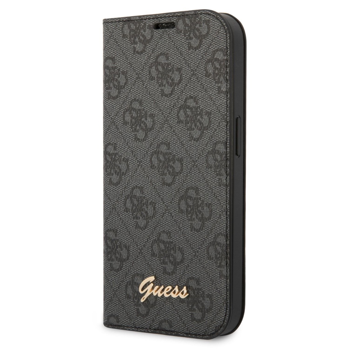 GUESS 51868 GUESS 4G BOOK Zaklápěcí pouzdro Apple iPhone 14 Pro Max černé