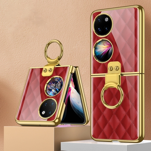 GKK 40118
GKK GLASS Ochranný kryt s držákem Huawei P50 Pocket RED RHOMBUS