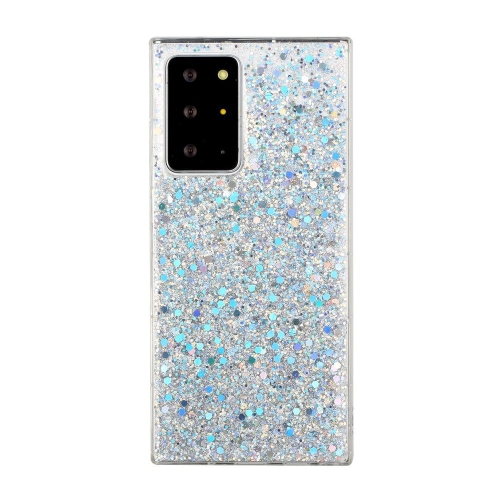 GLITTER ochranný obal Samsung Galaxy S20 Ultra stříbrný