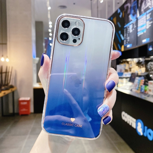 Levně GRADIENT Ochranný kryt Apple iPhone 12 / 12 Pro BLUE