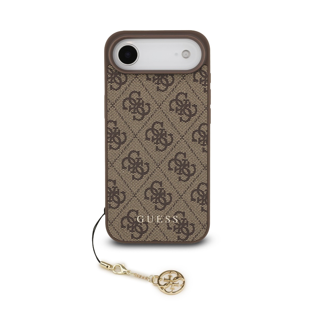 GUESS 123054 GUESS 4G CHARM Kryt s přívěskem Apple iPhone Air BROWN